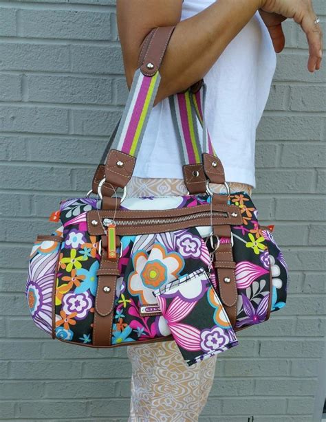 Nwt Handbags Lily Bloom 21rpd42ablbb Triple Section Satchel Multicolor