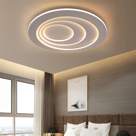 Deckenlampen erfüllen die aufgabe einer grundbeleuchtung, die raumorientierung bietet. Kreative LED Deckenleuchte Rund für Wohnzimmer in Weiß