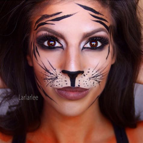 Tiger Makeup Halloween Tutorial 2014 Easy Tiger Makeup Tiger Makeup Halloween Makeup