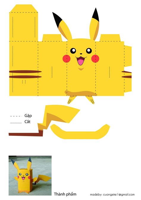 11new Minecraft Papercraft Pokemon Pikachu Readinfortheheckofit