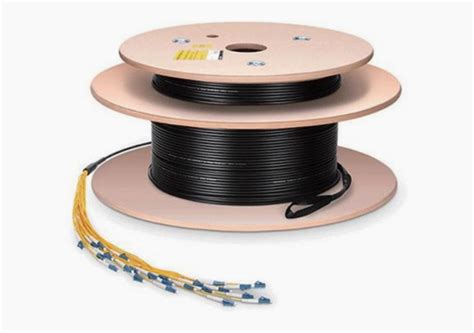 Pre Terminated Outdoor Multimode Fiber Optic Cable Lc Abalone