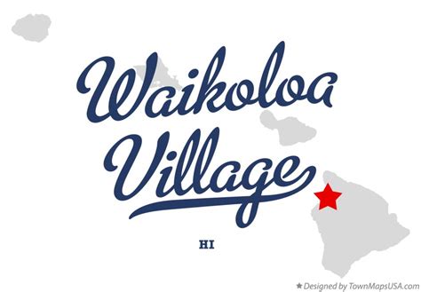 Map Of Waikoloa Village Hi Hawaii