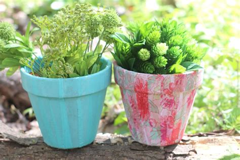 Upcycled Shirt Flower Pots Busy Being Jennifer