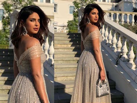 Priyanka Chopra Oozes Elegance As She Dresses Up For The Royal Wedding