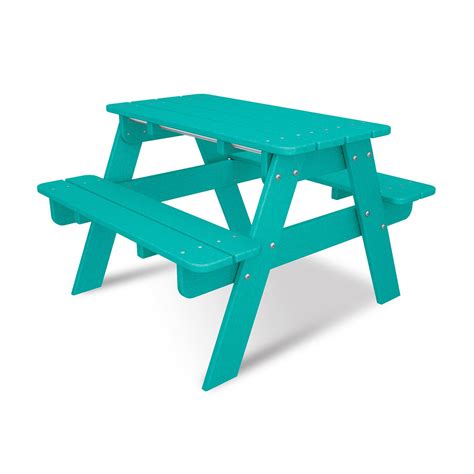 POLYWOOD® Kids Outdoor Picnic Table (With images) | Kids picnic table, Picnic table, Kids picnic