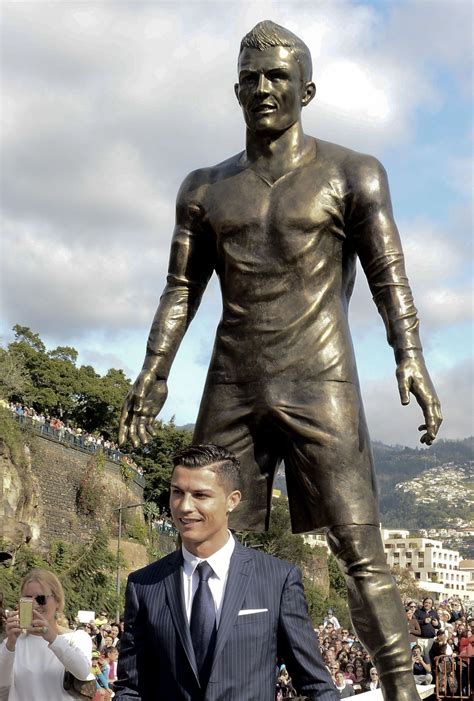 Cristiano Ronaldos Statue Has A Huge Erection And He Approves Outsports