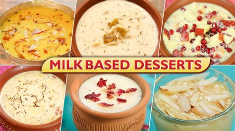 Milk Based Desserts Turmeric Milk Rabdi Shots Basundi Badam