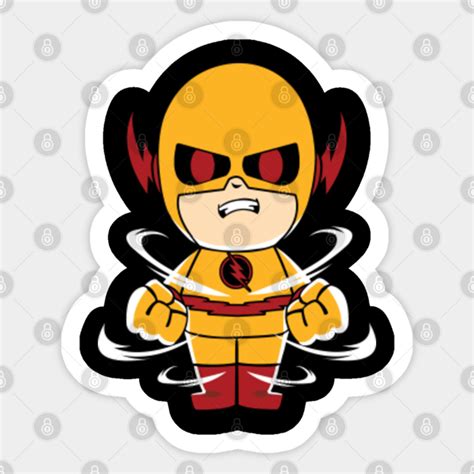 Reverse Flash Chibi The Flash Sticker Teepublic Uk