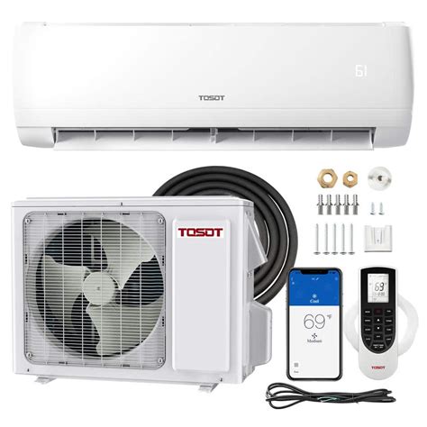 Tosot 12 000 Btu Mini Split Air Conditioner Wifi Enabled Inverter Heating System 20 Seer2