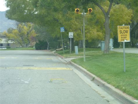 Photo 3 Speed Bump 1 Highly Visible Well Marked With Yellow