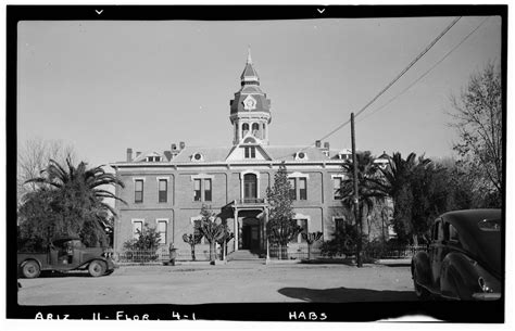 The Pinal County Courthouse Built In 1891 Is A Redbrick Courthouse At