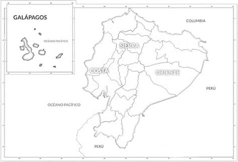 Mapas De Ecuador Para Colorear Y Descargar Colorear Im Genes