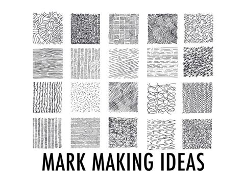 Mark Making Bulb Mark Making Drawing Techniques Texture Drawing
