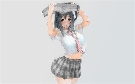 Schoolgirl Anime Girl School Uniform Hd Wallpaper Peakpx