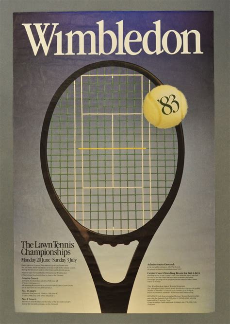 26 ace wimbledon posters from 1877 through to 2023 londonist