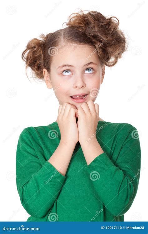 Shocked Beautiful Girl Making Wow Expression Stock Photo Image Of