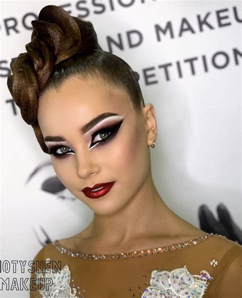 Makeup Ballroom Dance Motyshenmakeup Dance Makeup Dancesport Makeup