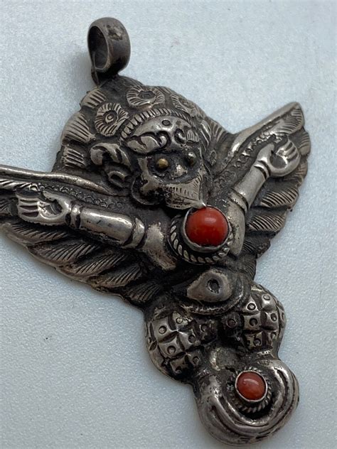 Garuda Vintage Sterling Silver Master Handcrafted Amulet Etsy