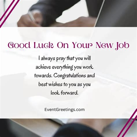 55 Best Good Luck Messages For New Job