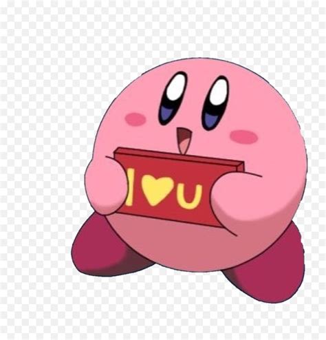 The Newest Reactionpic Stickers Poyo Kirby Emojikirby Thinking Emoji