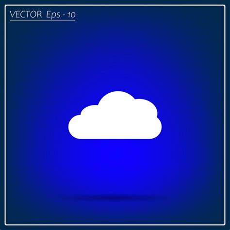 Ilustraci N De Vector De Icono De Nube Estilo De Dise O Plano Vector