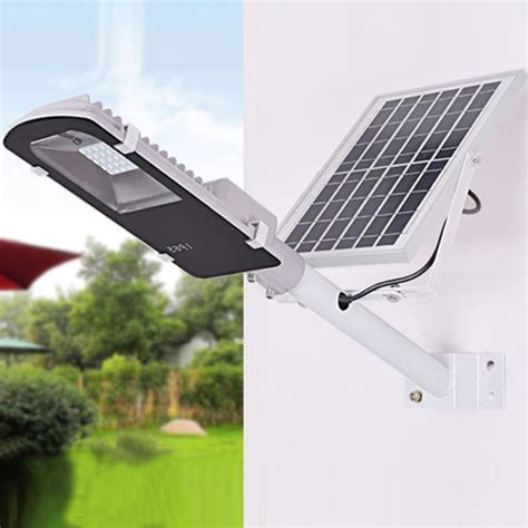 The photovoltaic panels charge a rechargeable battery, which powers a led street light during the night. 10W 20W 30W 50W Solar Power LED Street Light Solar Panel ...