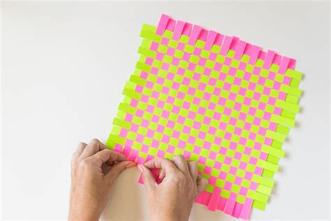 Diy Woven Paper Placemats For Summer Colorize Your Life Astrobrights