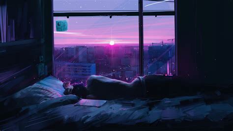X Another Day Sleeping Person Sunrise From Window Laptop Full Hd P Hd K Wallpapers