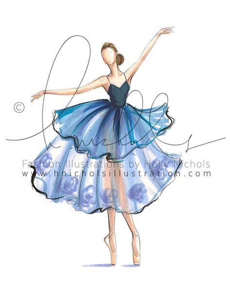 Aici găsiți desene de colorat cu balerine pentru copii. Rise (Ballerina Fashion Illustration PRINT) în 2020 ...