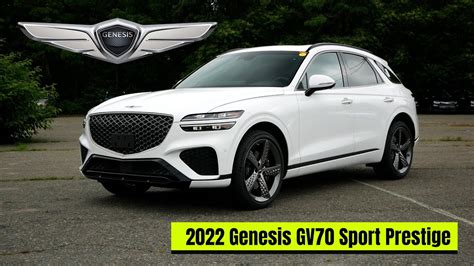 First Look At The 2022 Genesis Gv70 Sport Prestige Walk Around And