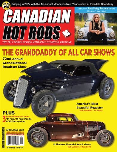 Canadian Hot Rods Magazine April May Back Issue