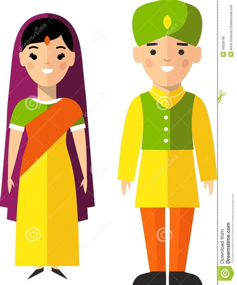 Traditional Indian Dress Clipart 84px Image 7
