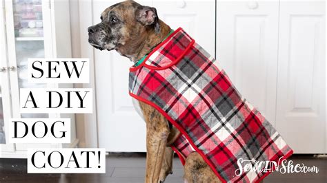 Sew A Diy Dog Coat How To Draft The Pattern Youtube