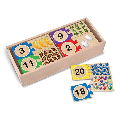 Melissa And Doug Self Correcting 1 20 Number Puzzles Jr Toy Company