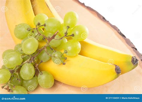 Grapes And Bananas Stock Image Image Of Vitamin Fruit 37110459
