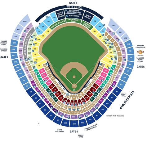 Yankee Stadium Seating Chart Soccer