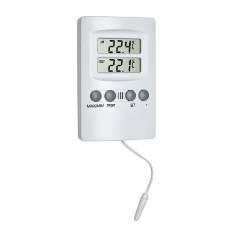 Digital Indoor Outdoor Thermometer With Alarm Tfa Dostmann