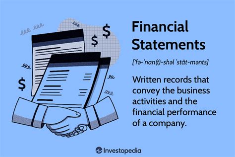 Financial Statements List Of Types And How To Read Them