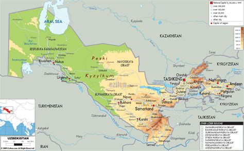 Ciudades más pobladas de uzbekistán. Atlas de Uzbekistán [Geography and History of Uzbekistan ...