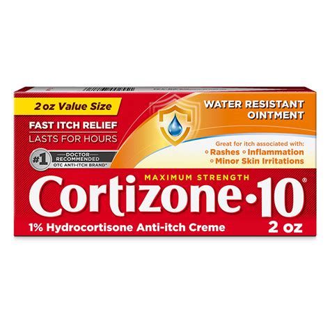 Buy Cortizone 10 Maximum Strength Ointment 2 Oz 1 Hydrocortisone Ointment For Itch Online At