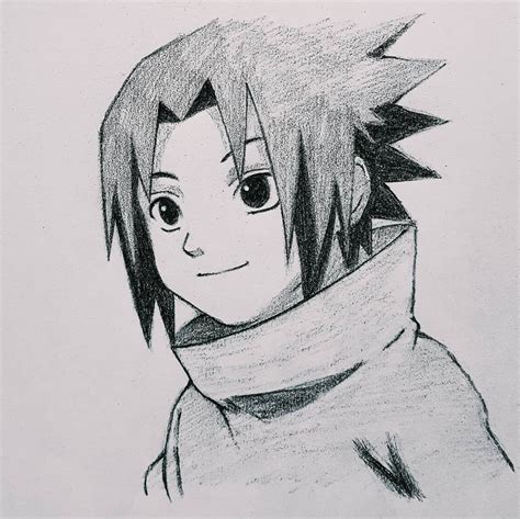 Dessin De Sasuke Naruto Sketch Drawing Naruto Sketch Sasuke Drawing