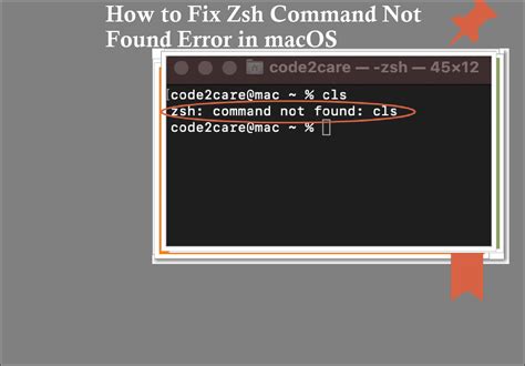 How To Fix Zsh Command Not Found Error On MacOS Ways EaseUS