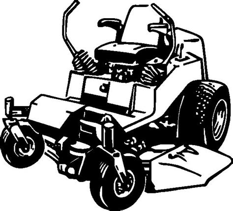 Lawn Mower Coloring Pages Coloring Home