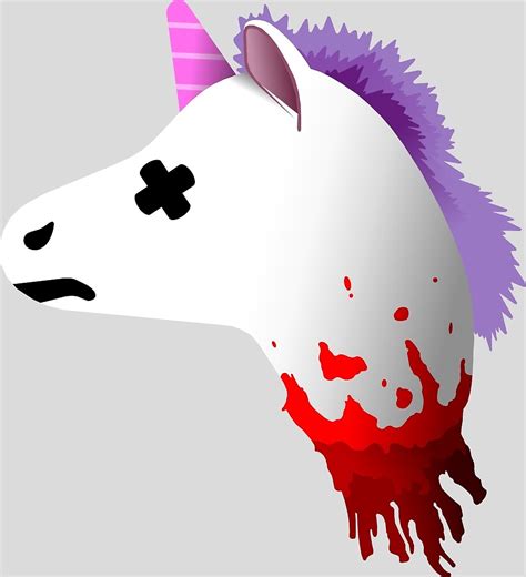 Dead Unicorn Emoji By Polish Apple Redbubble