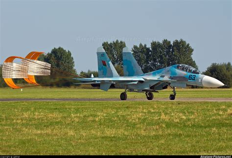 63 Belarus Air Force Sukhoi Su 27ubm At Radom Sadków Photo Id