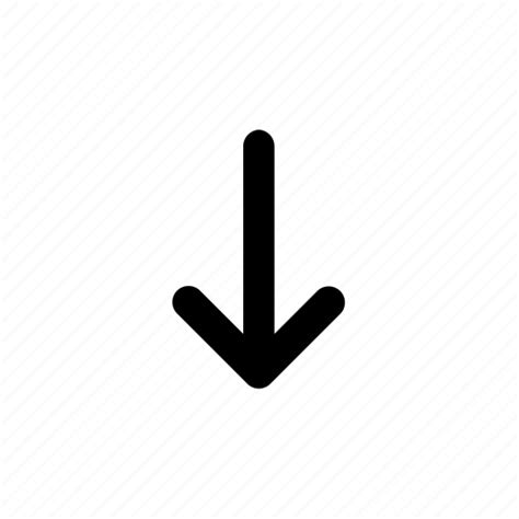 Down Arrow Direction Icon Download On Iconfinder