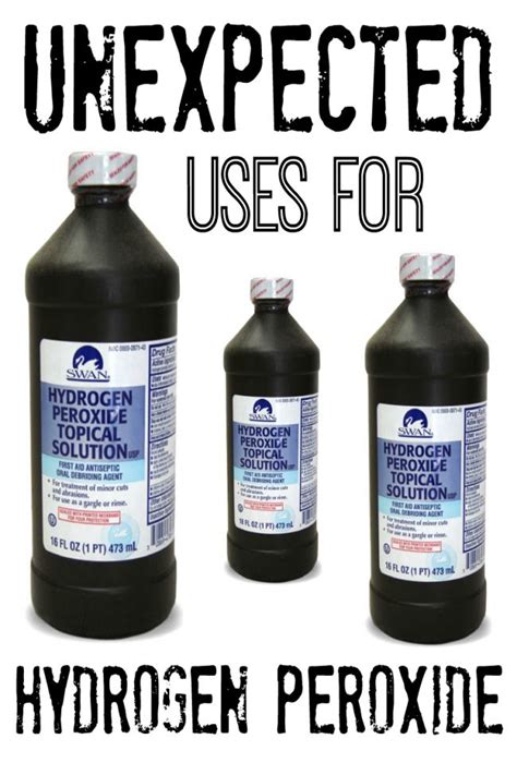 Unexpected Uses For Hydrogen Peroxide Todays Creative Ideas Uses