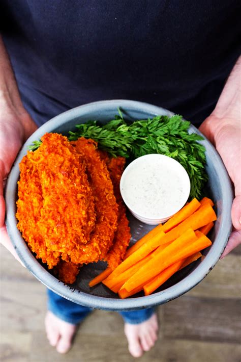 The kids love these and everyone will love how much better they are than those fried chicken tenders we are used to heating and serving. Baked Buffalo Chicken Tenders - The Shortcut Kitchen