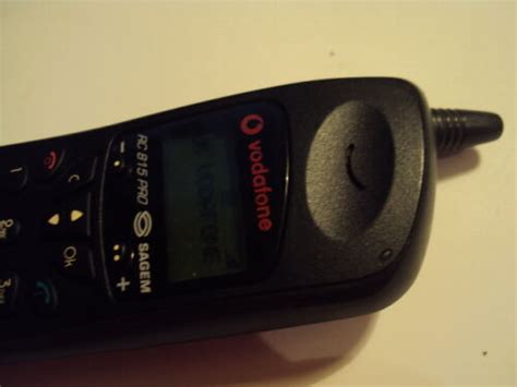 Retro Vintage Sagem Rc815 Pro Mobile Phone Working Vodafonelebara Ebay