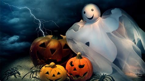 Halloween Full Hd Wallpaper And Background Image 1920x1080 Id445603